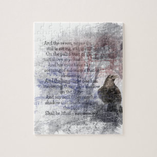 Edgar Allen Poe Poem The Raven Jigsaw Puzzle