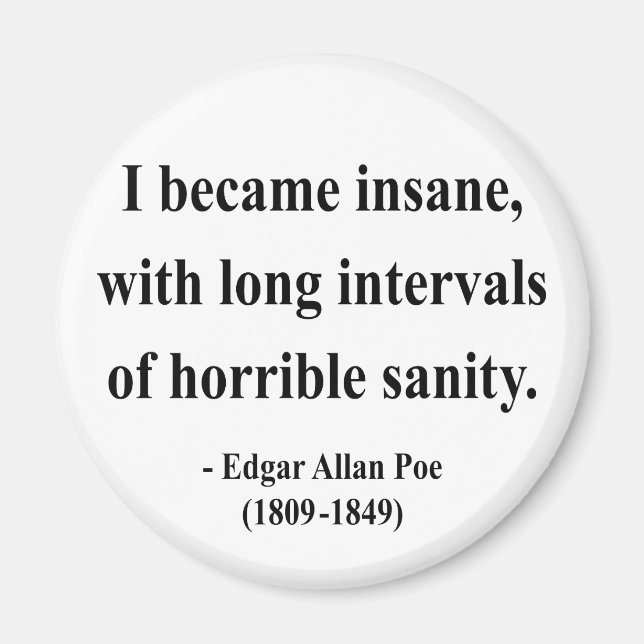 Edgar Allen Poe Quote 2a Magnet (Front)
