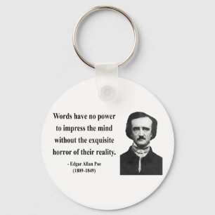 Edgar Allen Poe Quote 4b Key Ring