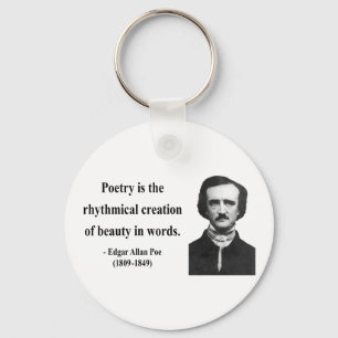 Edgar Allen Poe Quote 5b Key Ring
