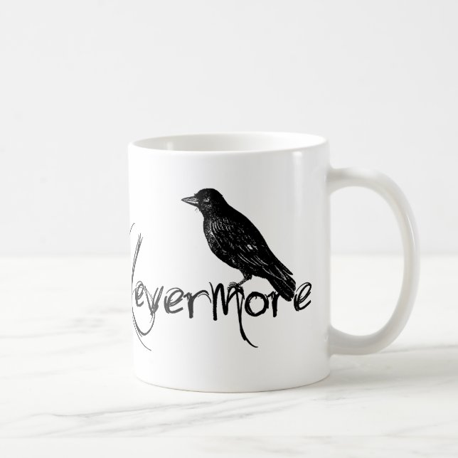 Edgar Allen Poe Raven Nevermore Mug (Right)