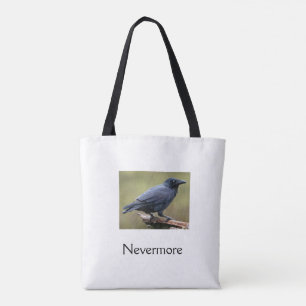 Edgar Allen Poe Raven Nevermore Tote Bag