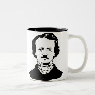 Edgar Allen Poe Raven Two-Tone Coffee Mug