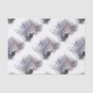 Edgar Allen Poe The Raven Bird Halloween Poem Tissue Paper