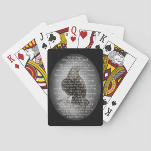 Edgar Allen Poe "The Raven" Halloween Poem bird Playing Cards