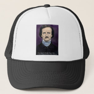 Edgar Allen Poe "The Raven" Quote Gifts & Cards Trucker Hat