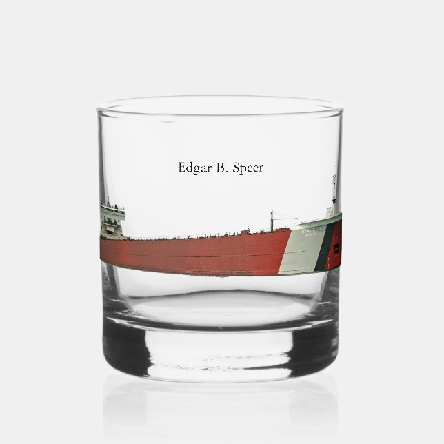 Edgar B. Speer glass (Front)