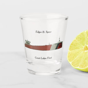 Edgar B. Speer shot glass