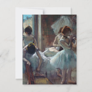 Edgar Degas -  A Group of Dancers Thank You Card