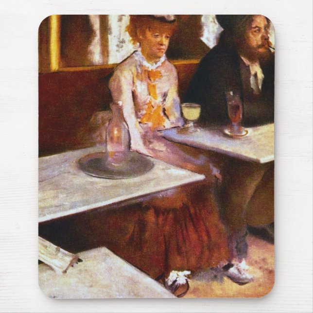 Edgar Degas - Absinthe Drinkers Mouse Mat (Front)