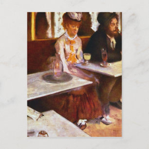 Edgar Degas - Absinthe Drinkers Postcard