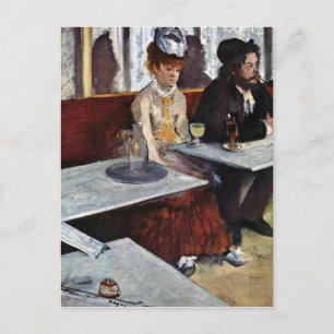 Edgar Degas - Absinthe Postcard