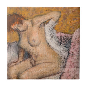 Edgar Degas - After the Bath Tile
