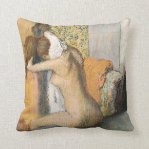 Edgar Degas After the Bath, Woman Drying Neck Cushion