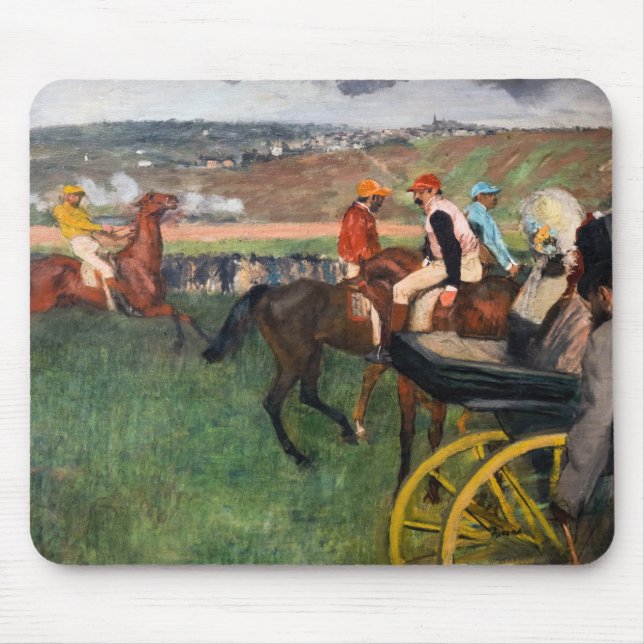 Edgar Degas - At the Races Mouse Mat (Front)