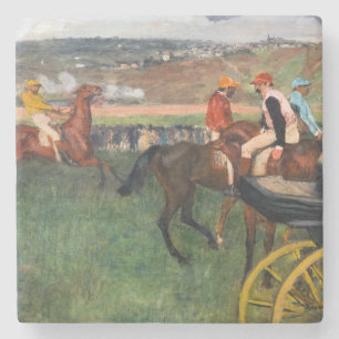 Edgar Degas - At the Races Stone Coaster