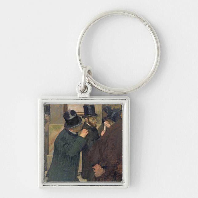 Edgar Degas | At the Stock Exchange, c.1878-79 Key Ring (Front)