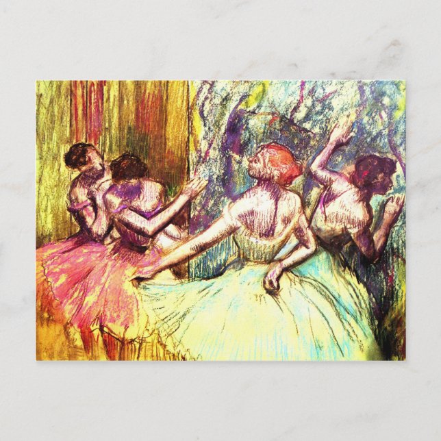 Edgar Degas Ballerina Fine Art Postcard (Front)