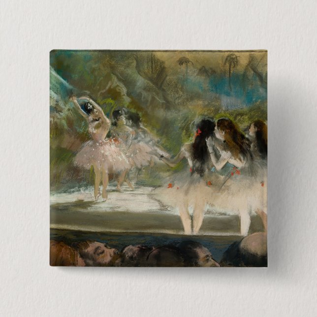 Edgar Degas - Ballet at the Paris Opera 15 Cm Square Badge (Front)