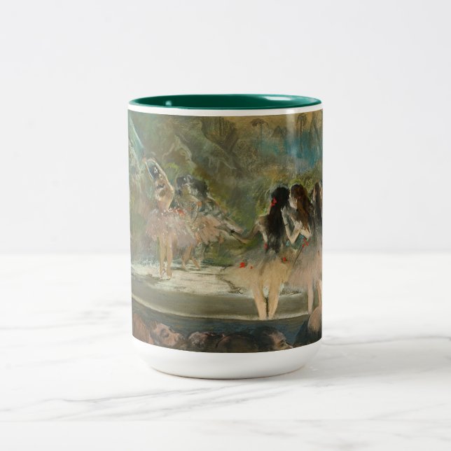 Edgar Degas - Ballet at the Paris Opéra Coffee Mug (Center)