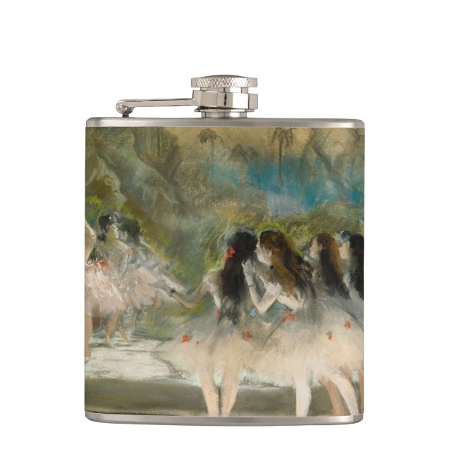 Edgar Degas - Ballet at the Paris Opera Hip Flask (Front)