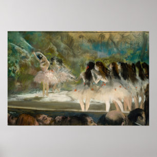 Edgar Degas - Ballet at the Paris Opera Poster