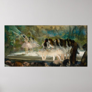 Edgar Degas - Ballet at the Paris Opera Poster