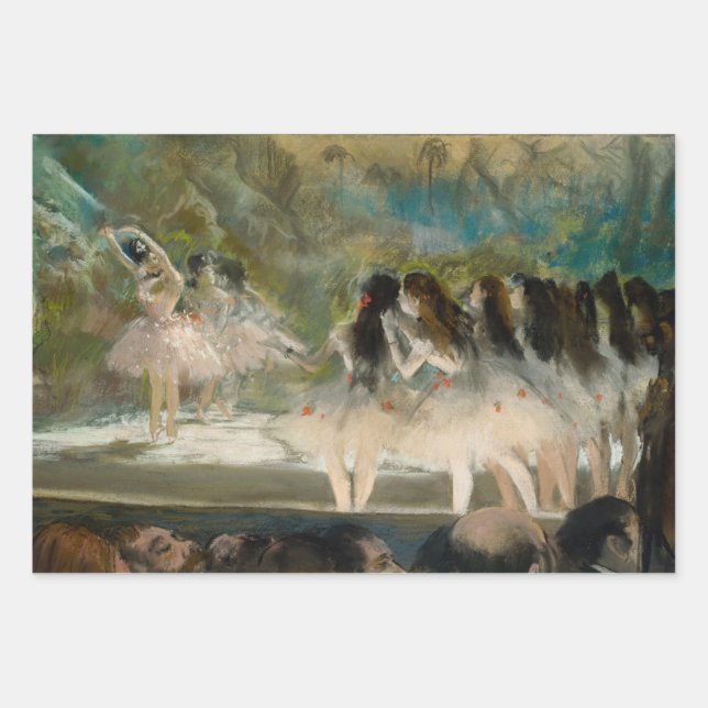 Edgar Degas - Ballet at the Paris Opera Wrapping Paper Sheet (Front)
