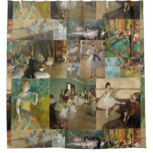 Edgar Degas Ballet Dancers Paintings and Drawings Shower Curtain