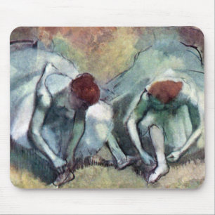Edgar Degas - Ballet Dancers Tying Shoes Mouse Mat