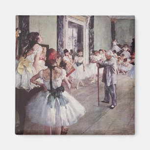 Edgar Degas Ballet Lesson Magnet