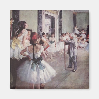 Edgar Degas Ballet Lesson Magnet