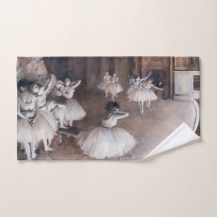 Edgar Degas - Ballet Rehearsal on Stage Bath Towel Set