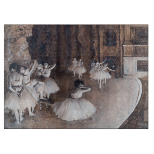 Edgar Degas - Ballet Rehearsal on Stage Cutting Board
