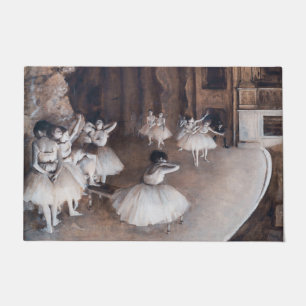 Edgar Degas - Ballet Rehearsal on Stage Doormat