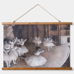 Edgar Degas - Ballet Rehearsal on Stage Hanging Tapestry