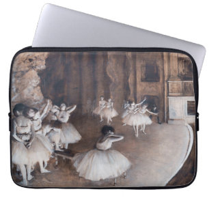 Edgar Degas - Ballet Rehearsal on Stage Laptop Sleeve