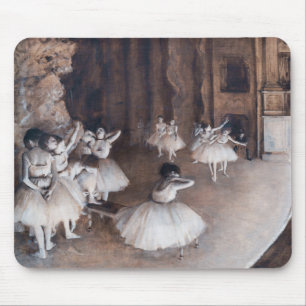 Edgar Degas - Ballet Rehearsal on Stage Mouse Mat