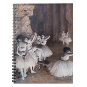 Edgar Degas - Ballet Rehearsal on Stage Notebook