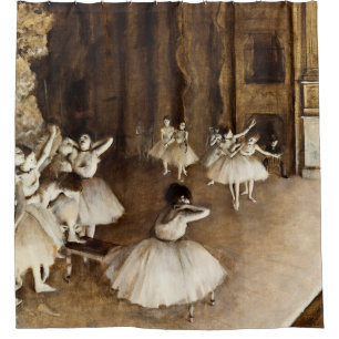 Edgar Degas - Ballet Rehearsal On Stage Shower Curtain