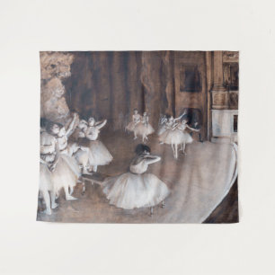 Edgar Degas - Ballet Rehearsal on Stage Tapestry