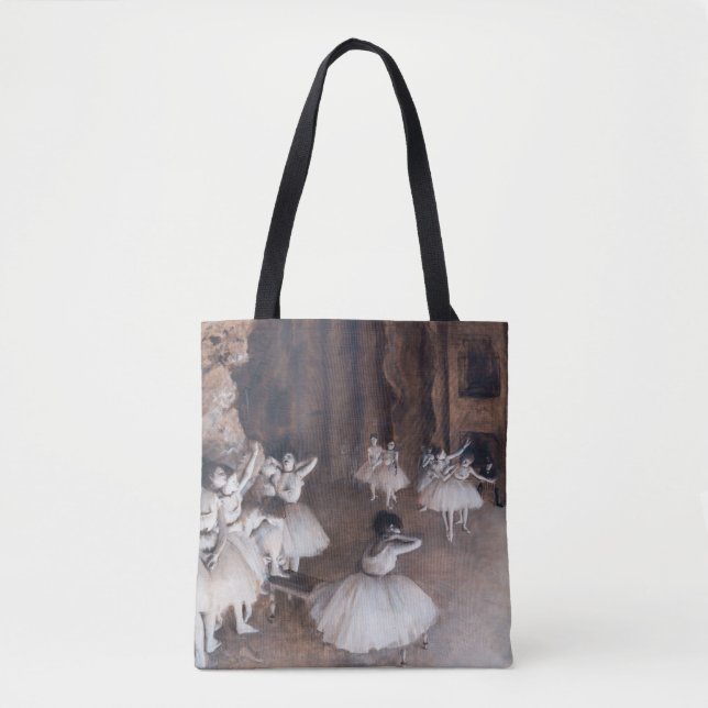 Edgar Degas - Ballet Rehearsal on Stage Tote Bag (Front)