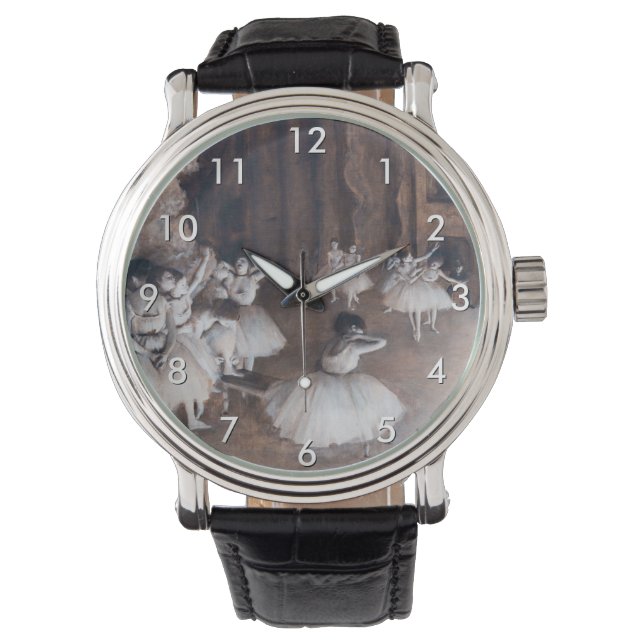 Edgar Degas - Ballet Rehearsal on Stage Watch (Front)