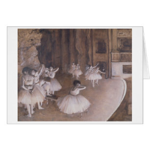 Edgar Degas Ballet Rehearsal on the Stage, 1874