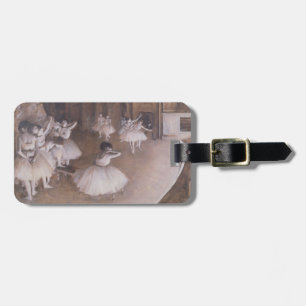 Edgar Degas Ballet Rehearsal on the Stage, 1874 Luggage Tag