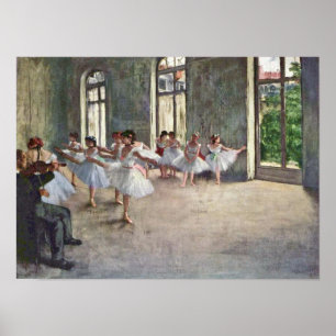 Edgar Degas - Ballet rehearsal Poster