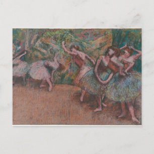 Edgar Degas Ballet Scene Postcard