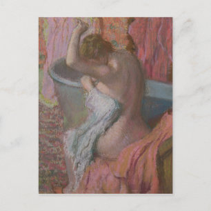 Edgar Degas   Bather Postcard