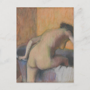 Edgar Degas   Bather Stepping into a Tub Postcard