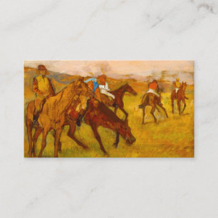 Edgar Degas Before the Race Enclosure Card